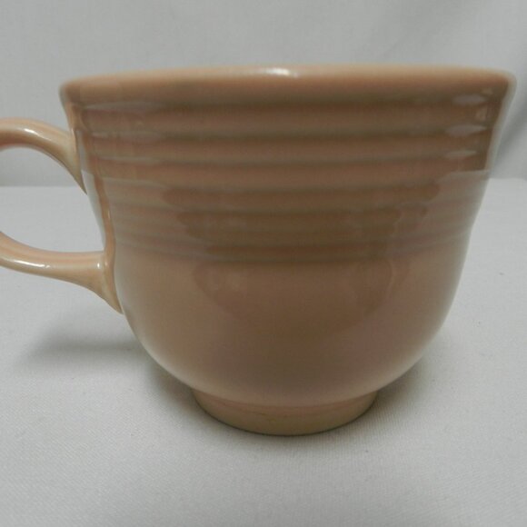 Fiesta Homer Laughlin stoneware Peach Apricot cup mug - Picture 7 of 10
